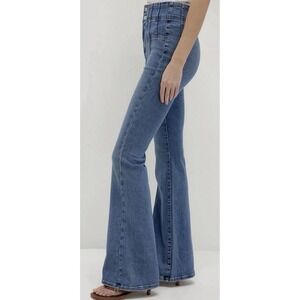 Free People Jeans We the Free Jayde Flare Leg Ultra High Rise 28X34 Mislabeled